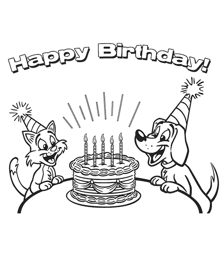 Birthday for Cat and Dog