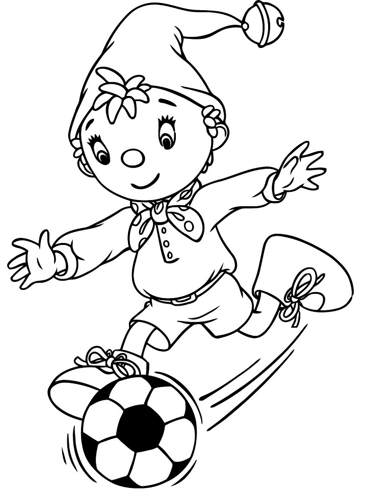Noddy Playing Soccer