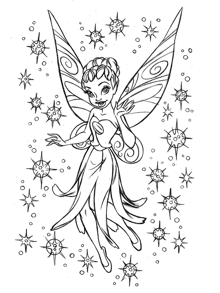 Disney's Tinkerbell Fan Art Drawing Coloring Game Disney's Tinkerbell Fan Art Drawing