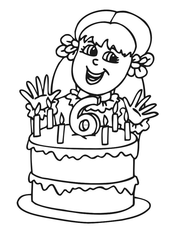 Little Girl’s 6 Year Old Birthday