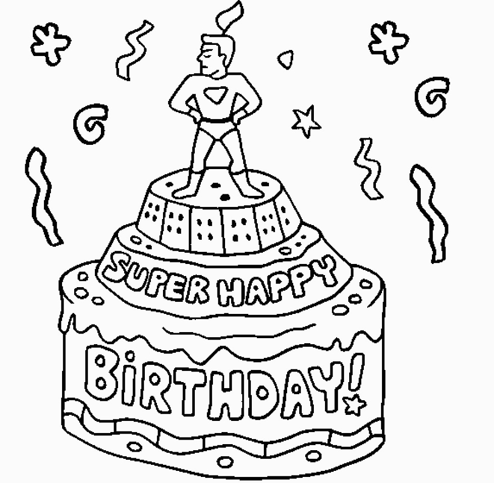 Super Happy Birthday Cake