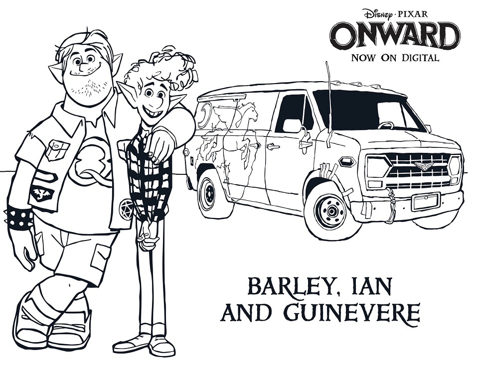 Barley, Ian and Guinevere Coloring Game Barley, Ian and Guinevere