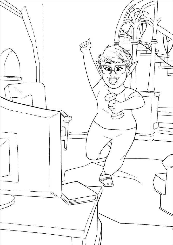 Laurel Lightfoot Exercising Coloring Game Laurel Lightfoot Exercising