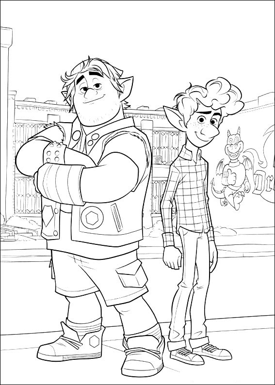 Barley and Ian Coloring Game Barley and Ian