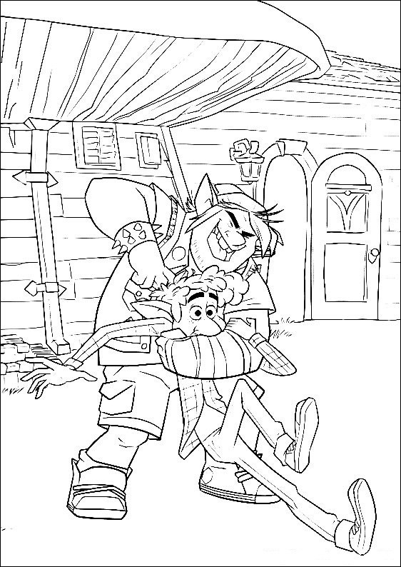 Funny Ian and Barley Coloring Game Funny Ian and Barley