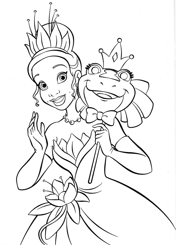 Tiana and Frog Mask
