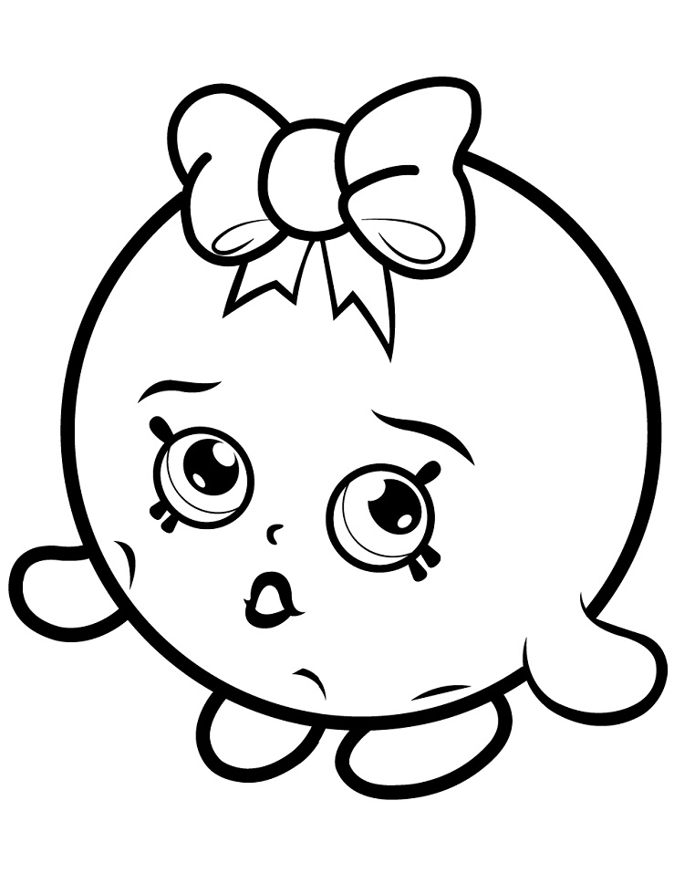 Bubbles Shopkin Coloring Game Bubbles Shopkin