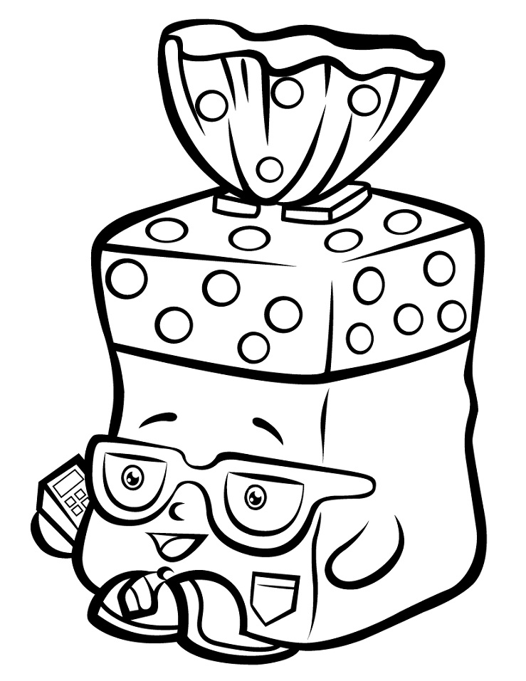 Bread Head Shopkin Coloring Game Bread Head Shopkin