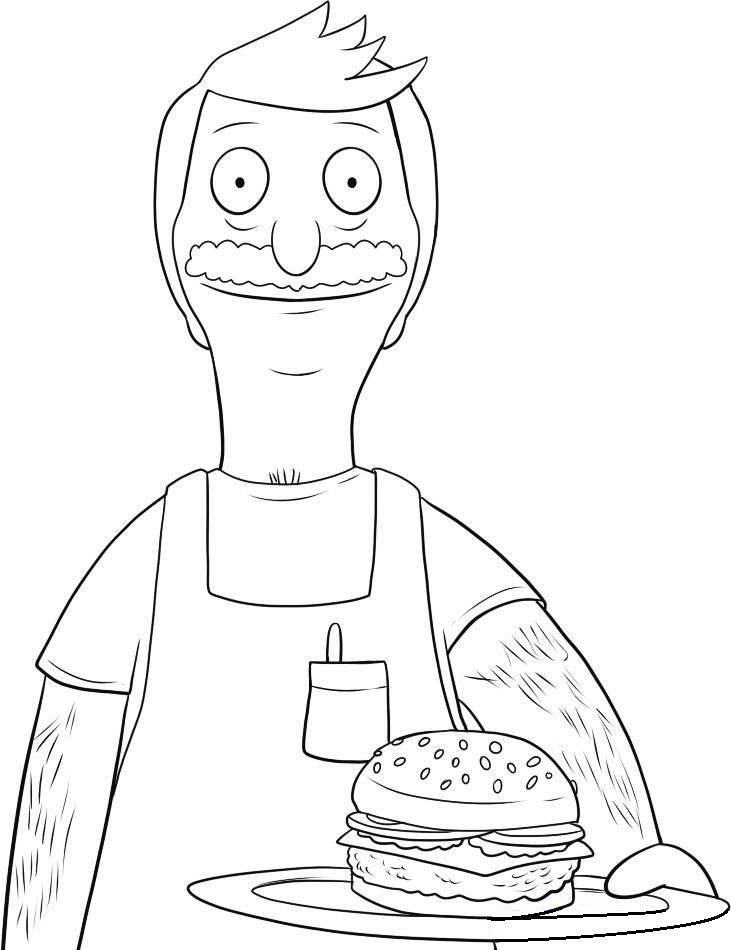 Bob Belcher Coloring Game Bob Belcher