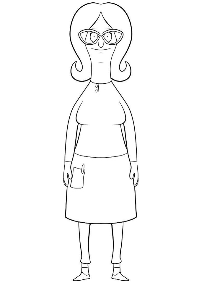 Linda Belcher Coloring Game Linda Belcher