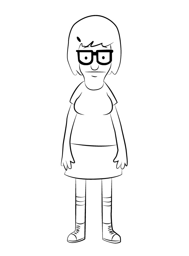 Tina Belcher Coloring Game Tina Belcher
