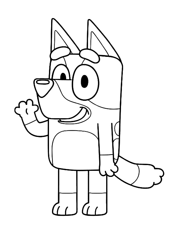 Bluey Coloring Game Bluey