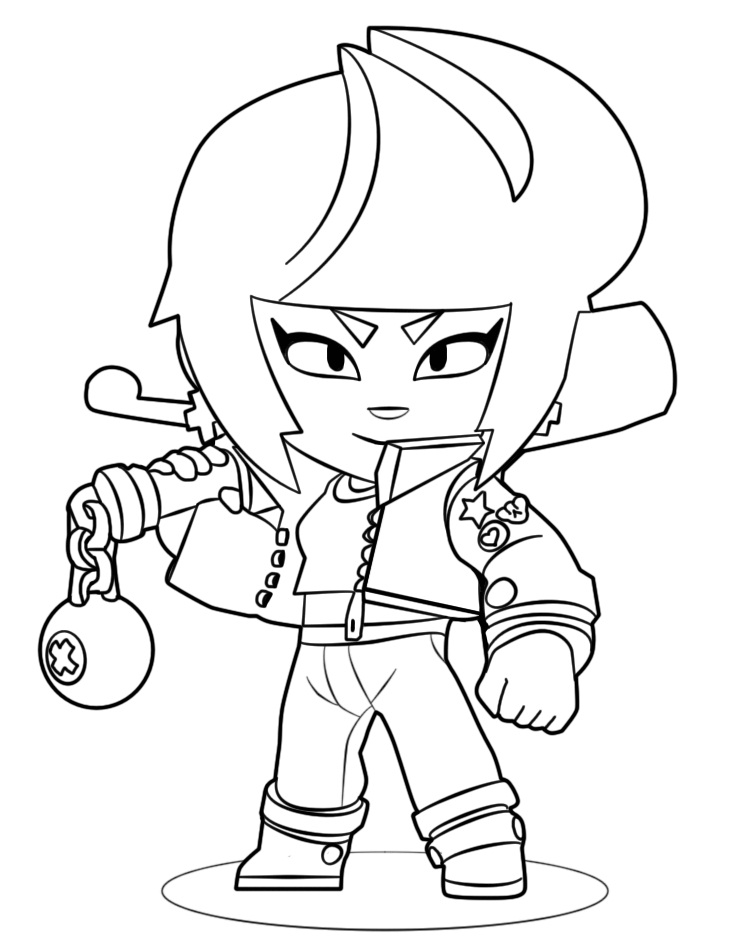 Brawl Stars Bibi Coloring Game Brawl Stars Bibi