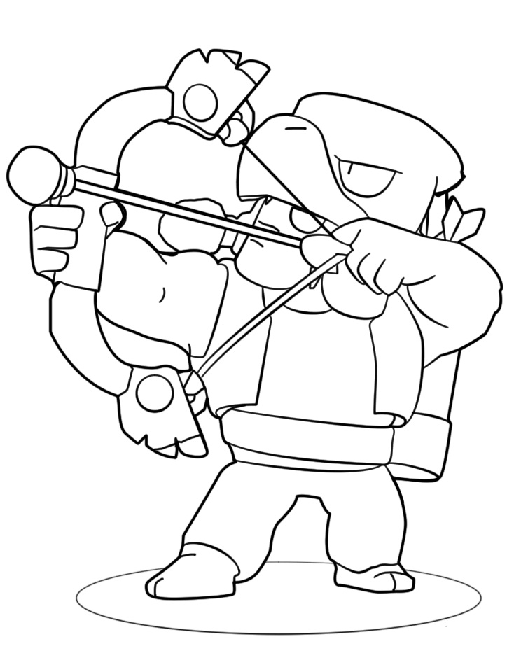 Brawl Stars Bo Coloring Game Brawl Stars Bo