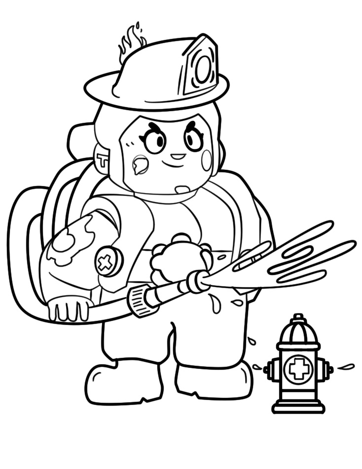 Brawl Stars Pam Coloring Game Brawl Stars Pam