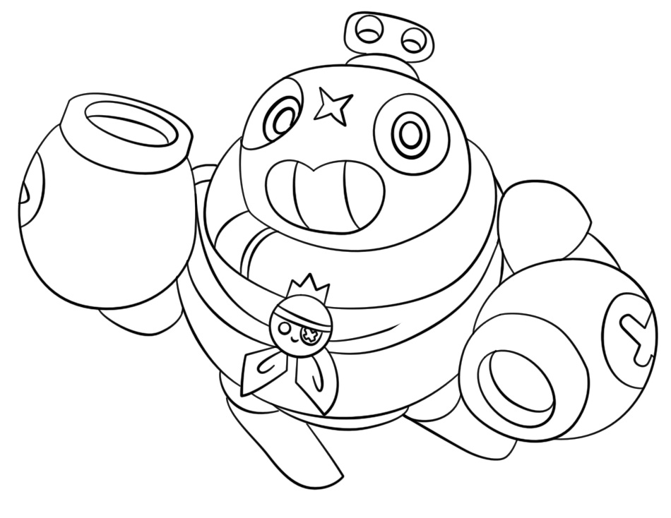Brawl Stars Tick Coloring Game Brawl Stars Tick
