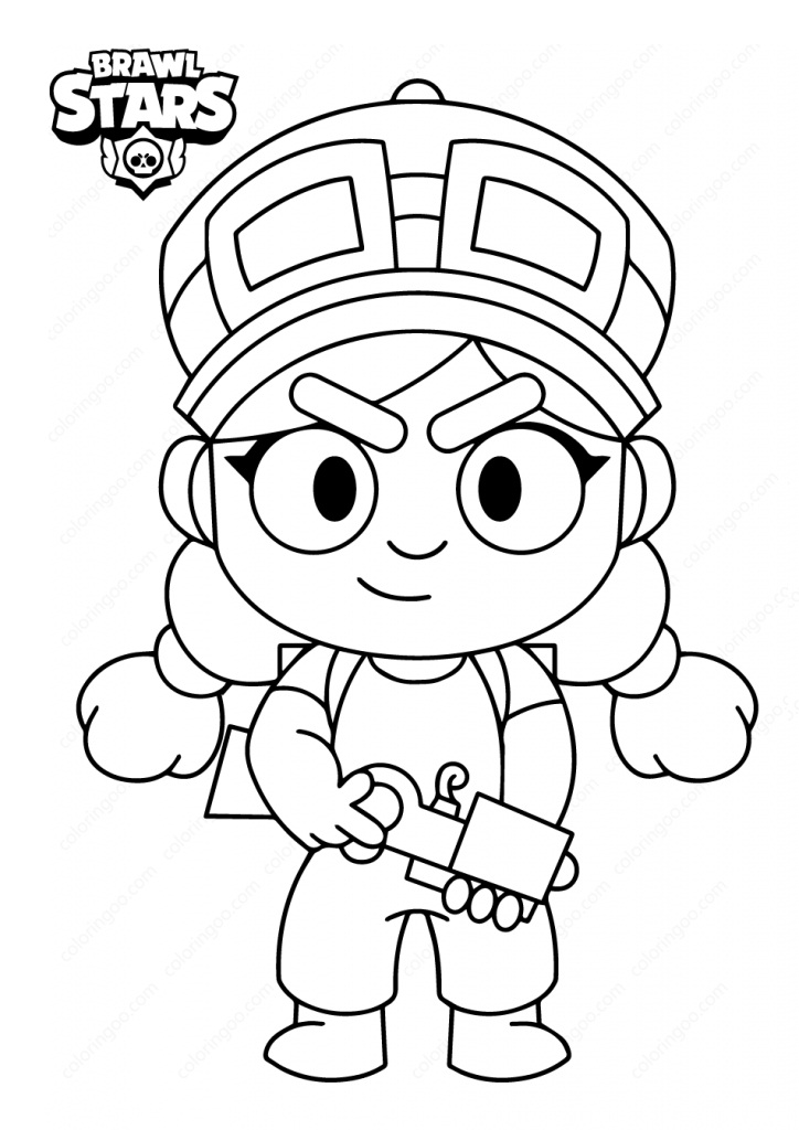 Brawl Stars Jessie Coloring Game Brawl Stars Jessie