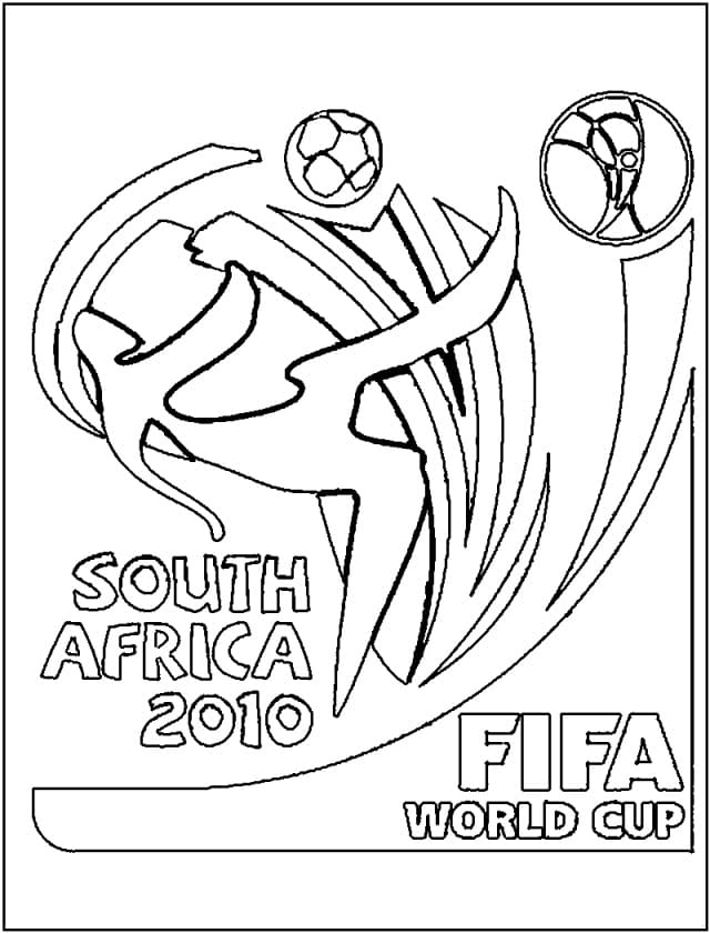 2010 South Africa World Cup Coloring Game 2010 South Africa World Cup