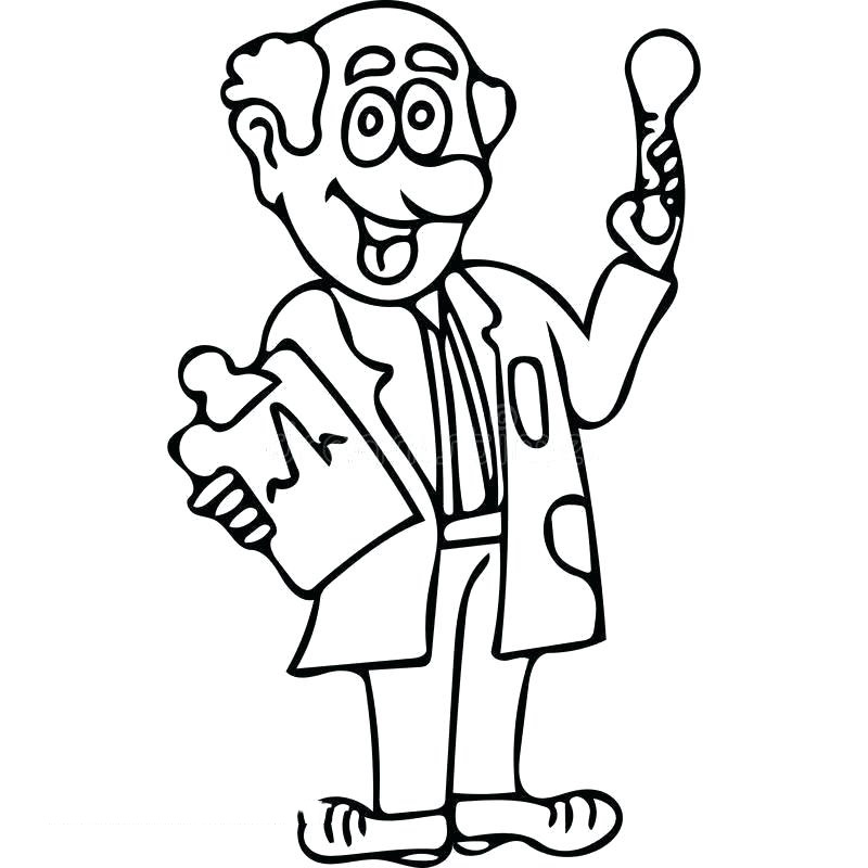 A Bald Doctor Coloring Game A Bald Doctor