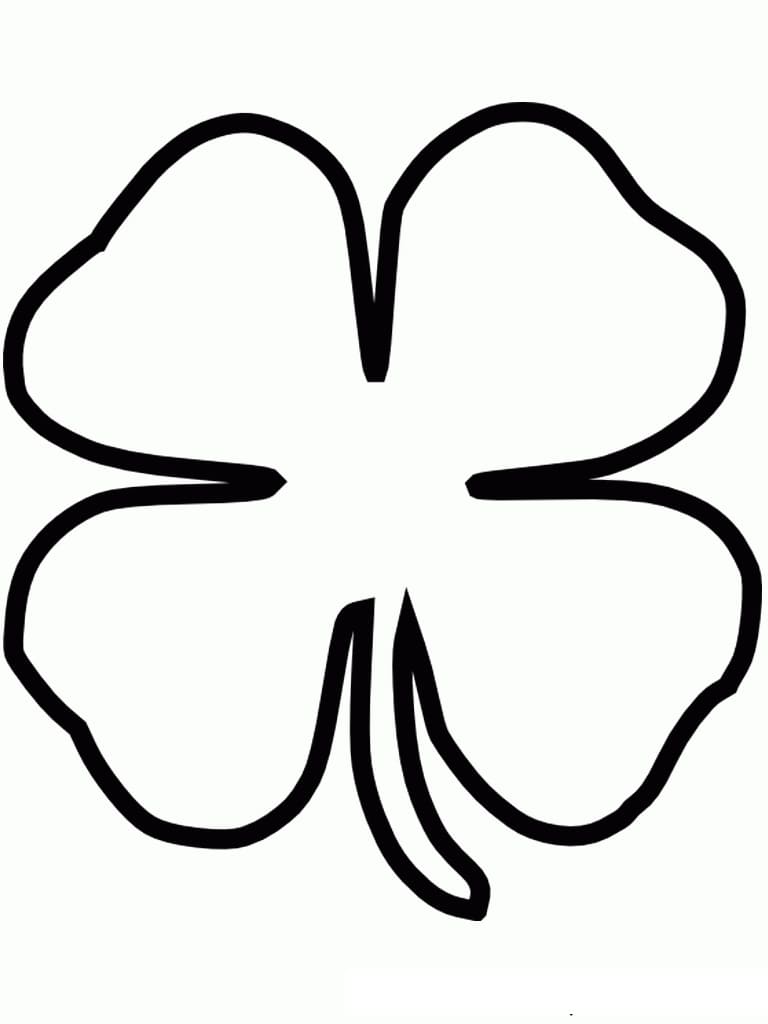 A Four Leaf Clover Coloring Game A Four Leaf Clover
