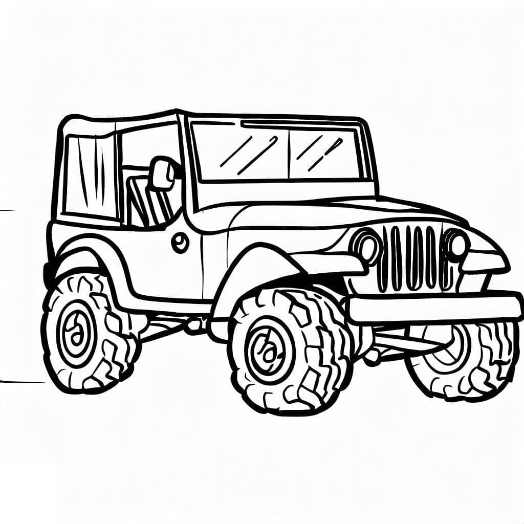 A Jeep Car Coloring Game A Jeep Car