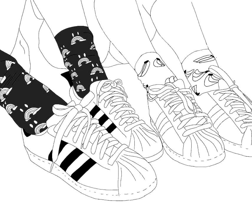 Addidas Fashion Footwear Coloring Game Addidas Fashion Footwear