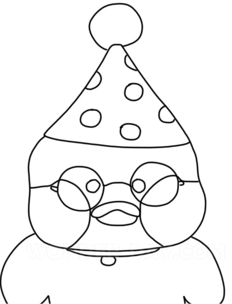 Adorable Lalafanfan Duck Coloring Game Adorable Lalafanfan Duck
