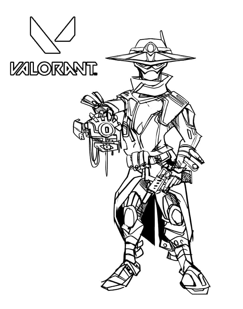 Agent Cypher from Valorant