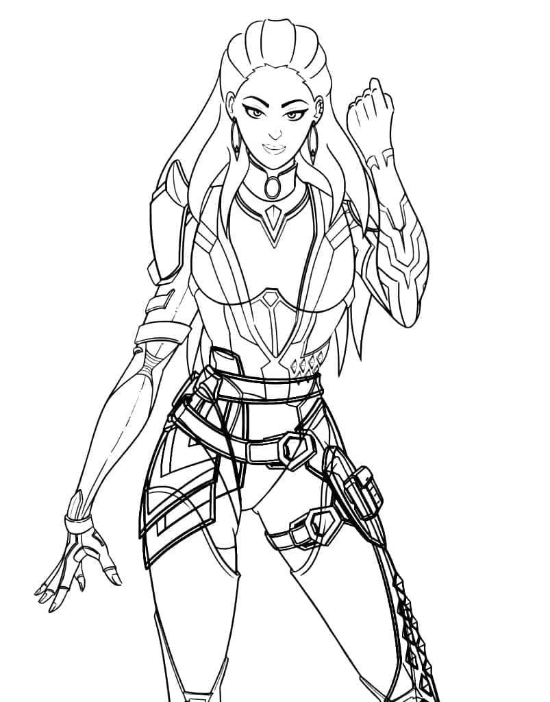 Agent Reyna from Valorant