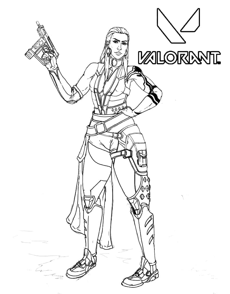 Agent Reyna in Valorant