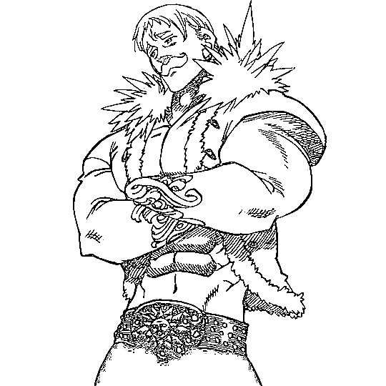 Amazing Escanor Coloring Game Amazing Escanor