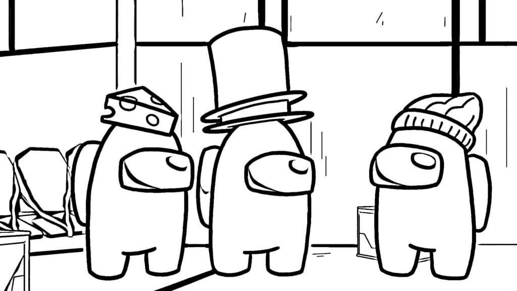 Among Us 10 Coloring Game Among Us 10