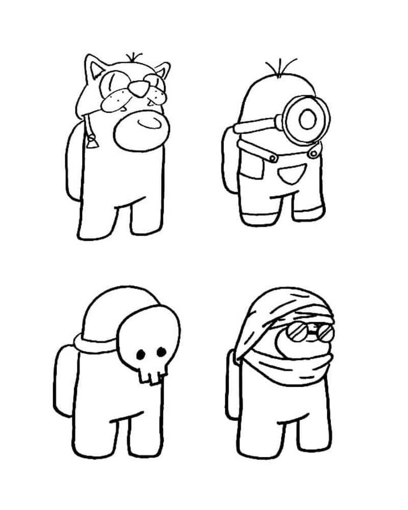 Among Us 27 Coloring Game Among Us 27