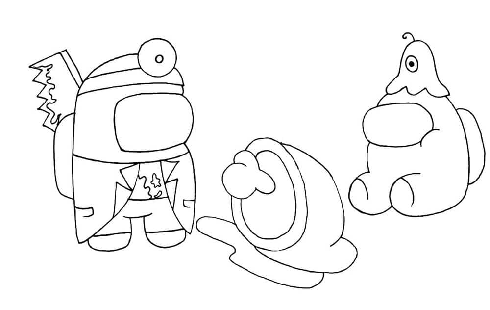 Among Us 28 Coloring Game Among Us 28