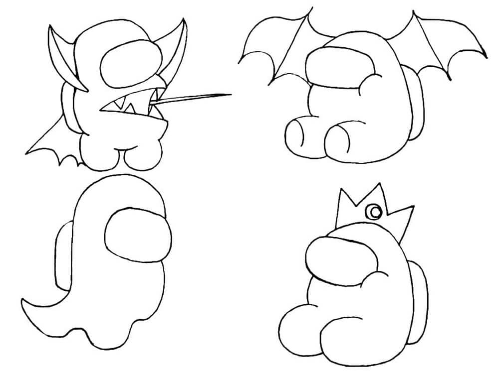 Among Us 30 Coloring Game Among Us 30