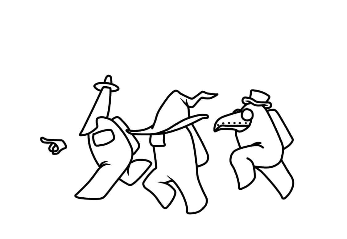 Among Us 6 Coloring Game Among Us 6
