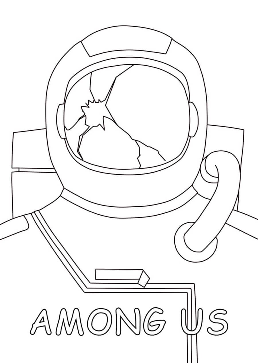 Among Us after being Attacked Coloring Game Among Us after being Attacked