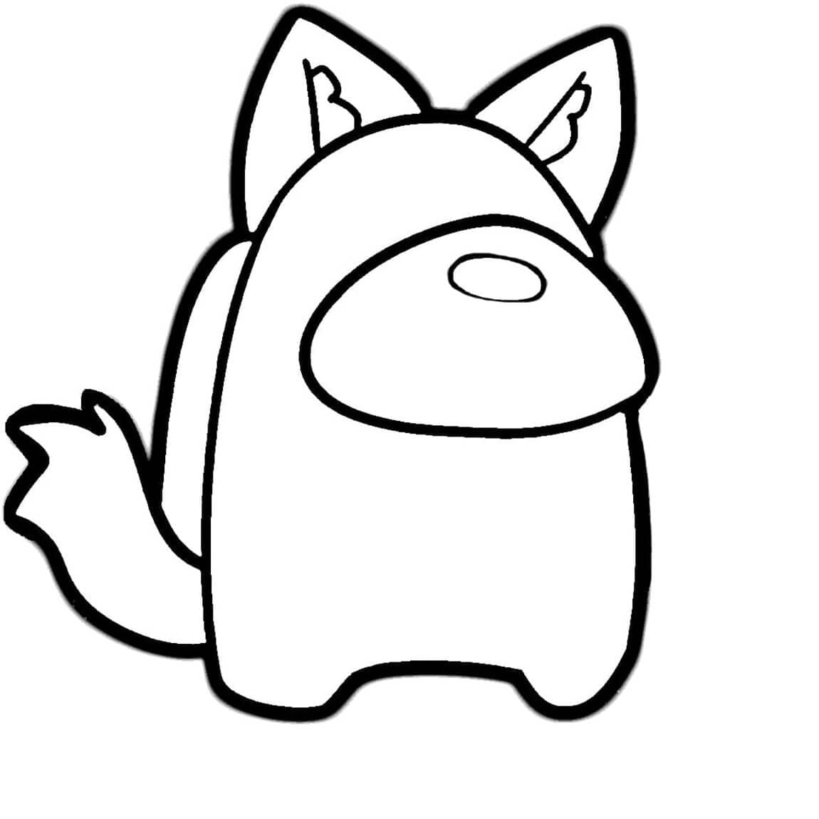 Among Us Cat Coloring Game Among Us Cat
