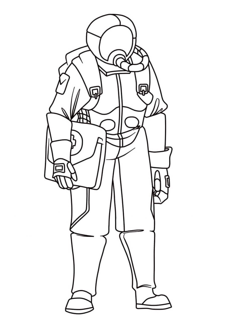 Among Us Doctor Coloring Game Among Us Doctor
