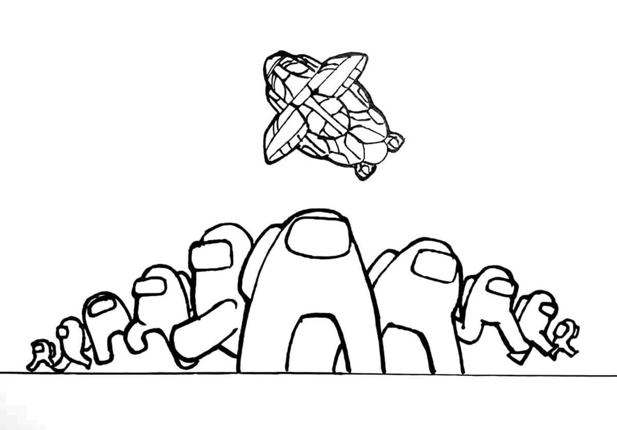 Among Us Game Coloring Game Among Us Game