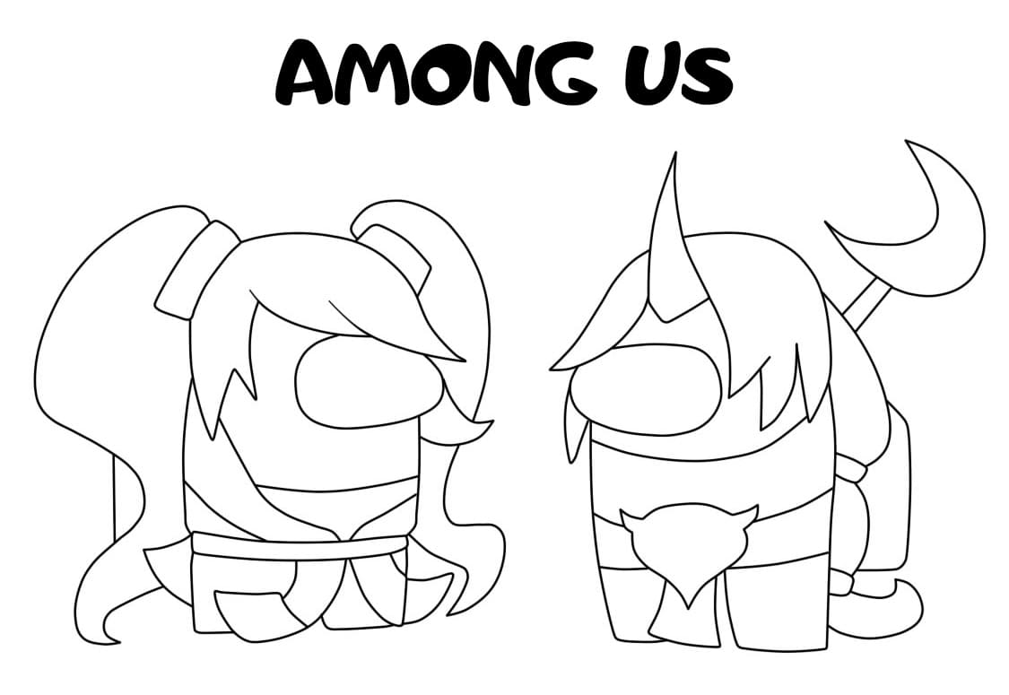 Among Us Game Coloring Game Among Us Game