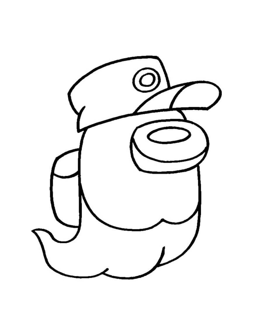 Among Us Ghost Coloring Game Among Us Ghost