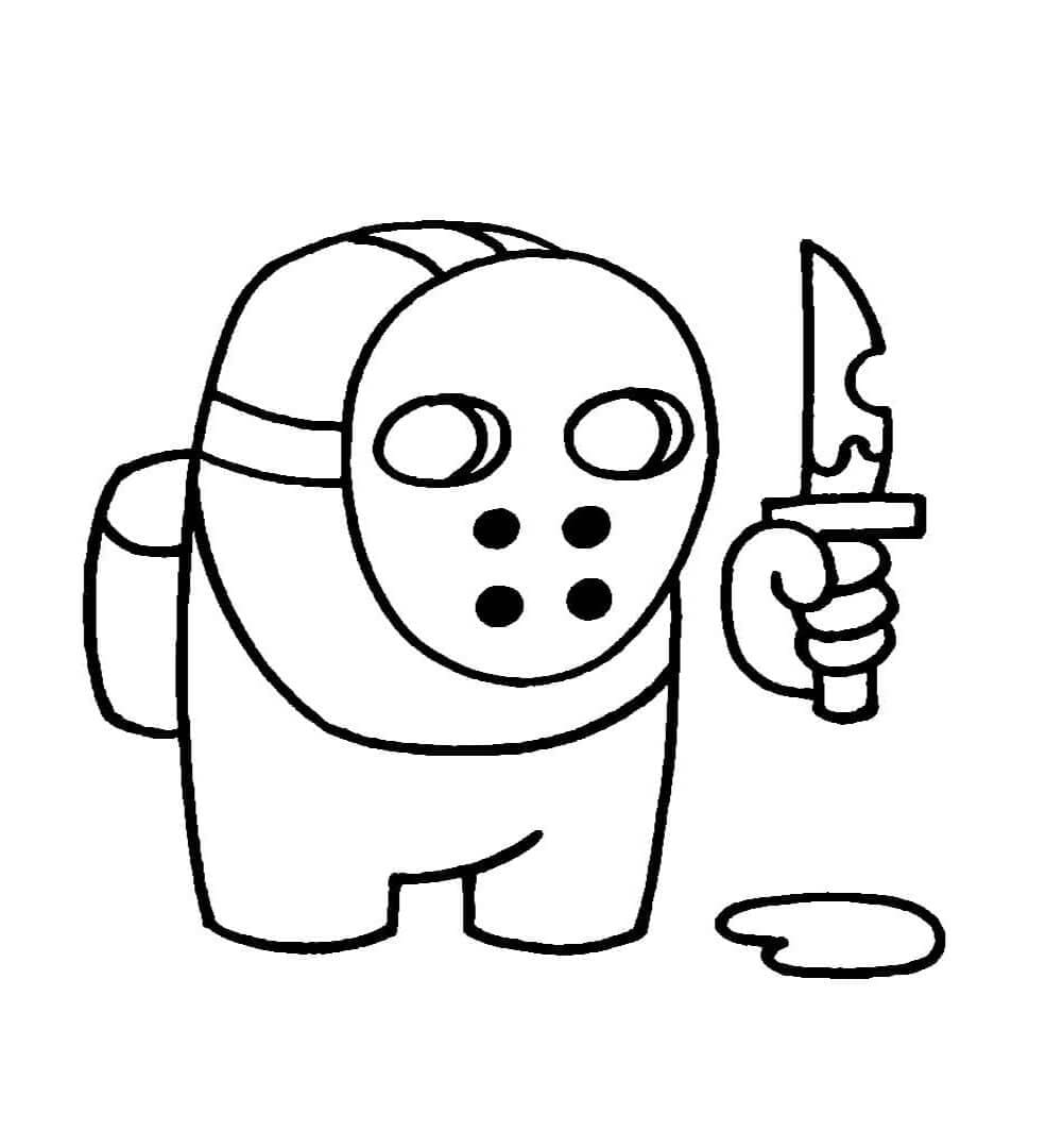 Among Us Imposter Coloring Game Among Us Imposter
