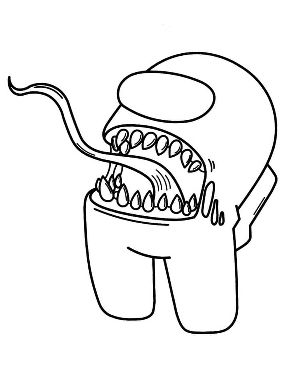 Among Us Monster Coloring Game Among Us Monster