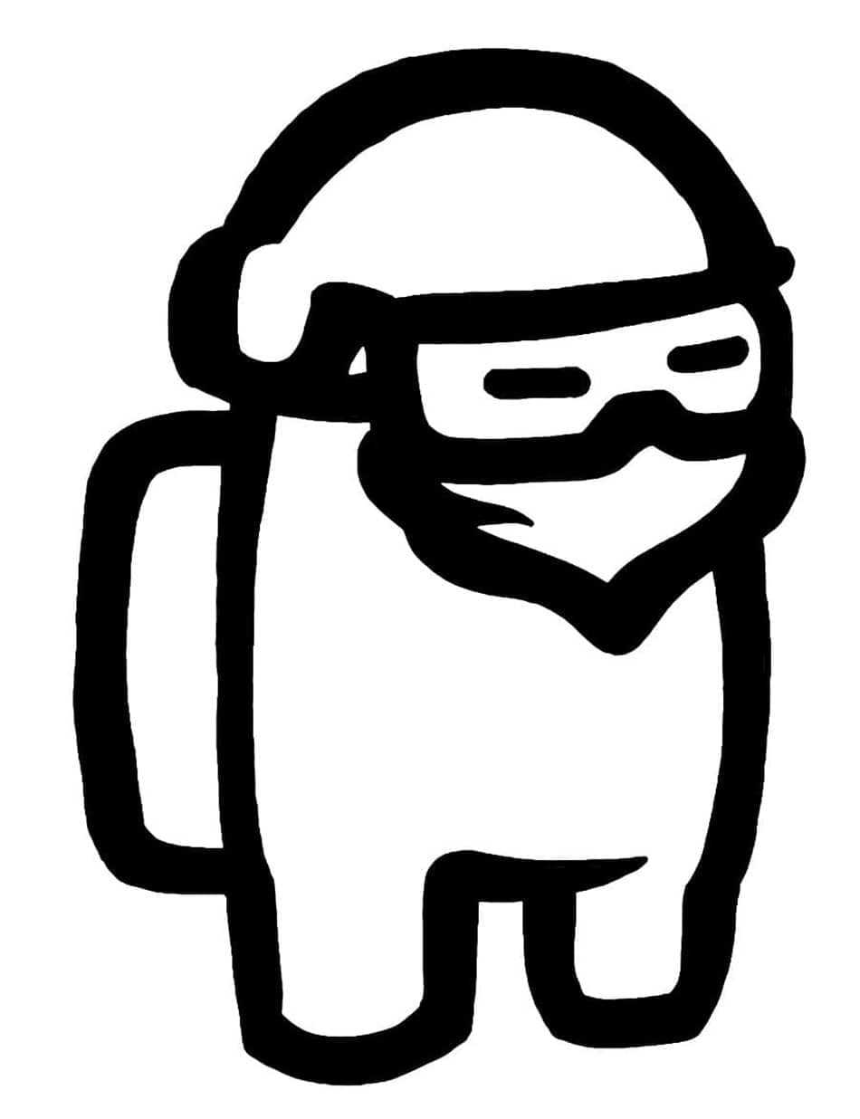Among Us Ninja Coloring Game Among Us Ninja