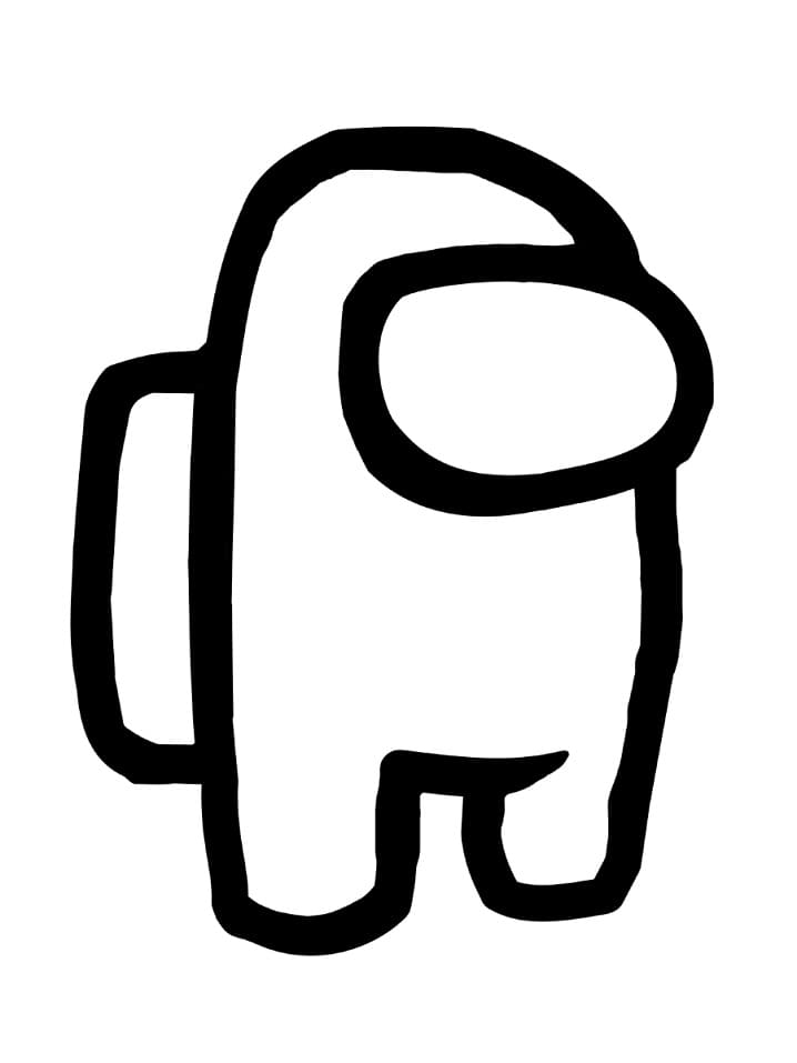 Among Us Normal Character Coloring Game Among Us Normal Character