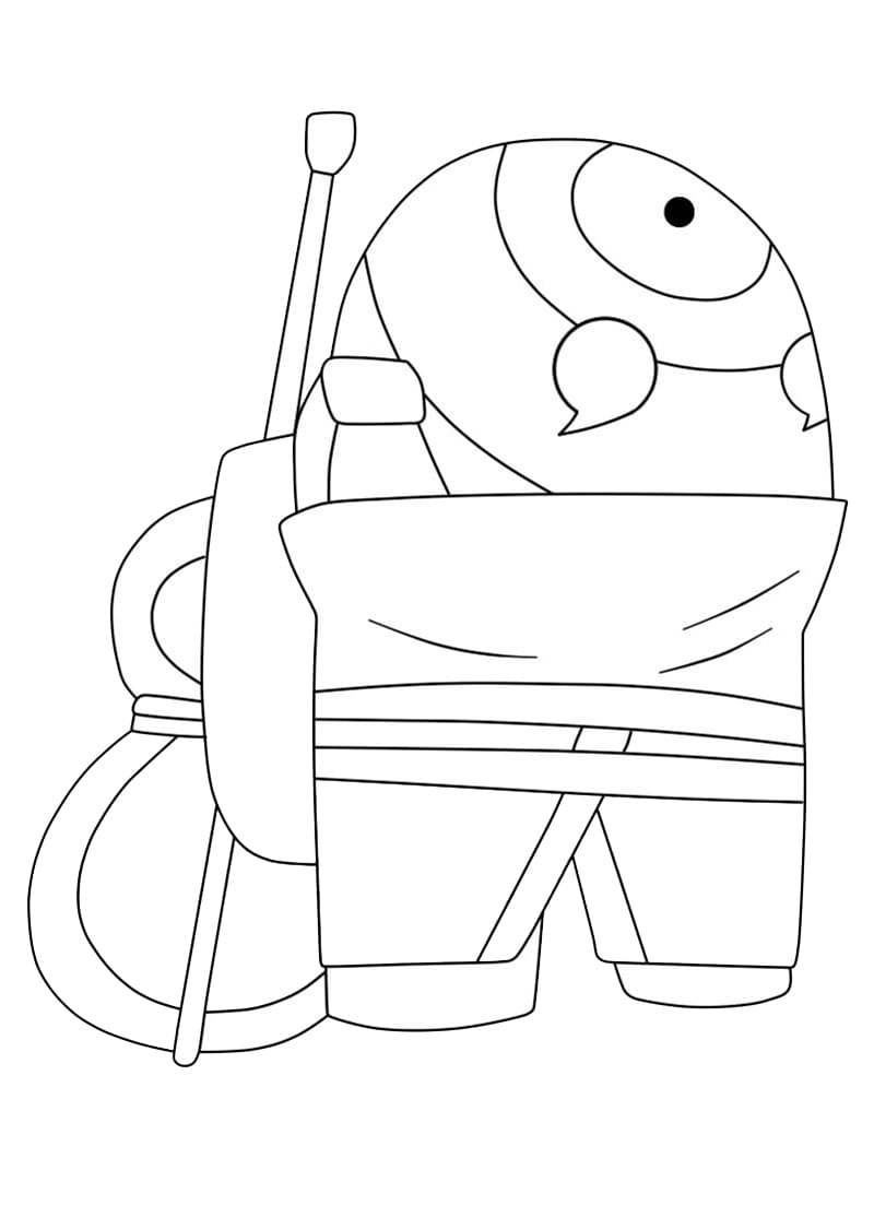 Among Us Obito Coloring Game Among Us Obito