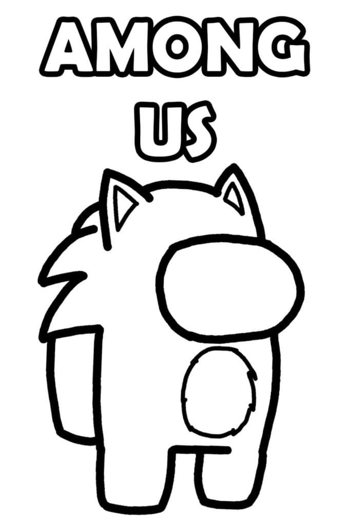 Among Us Sonic Coloring Game Among Us Sonic