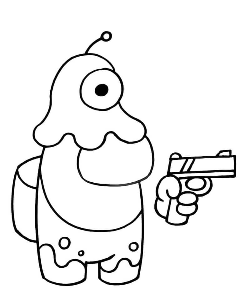 Among Us Traitor Coloring Game Among Us Traitor