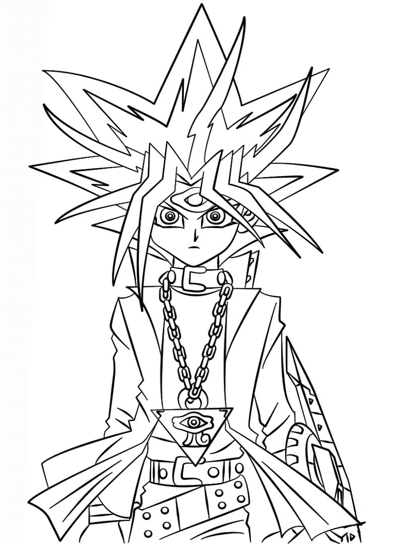 Angry Yu-Gi-Oh Coloring Game Angry Yu-Gi-Oh